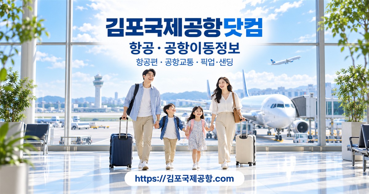 김포국제공항 전용차량 픽업·샌딩 안내